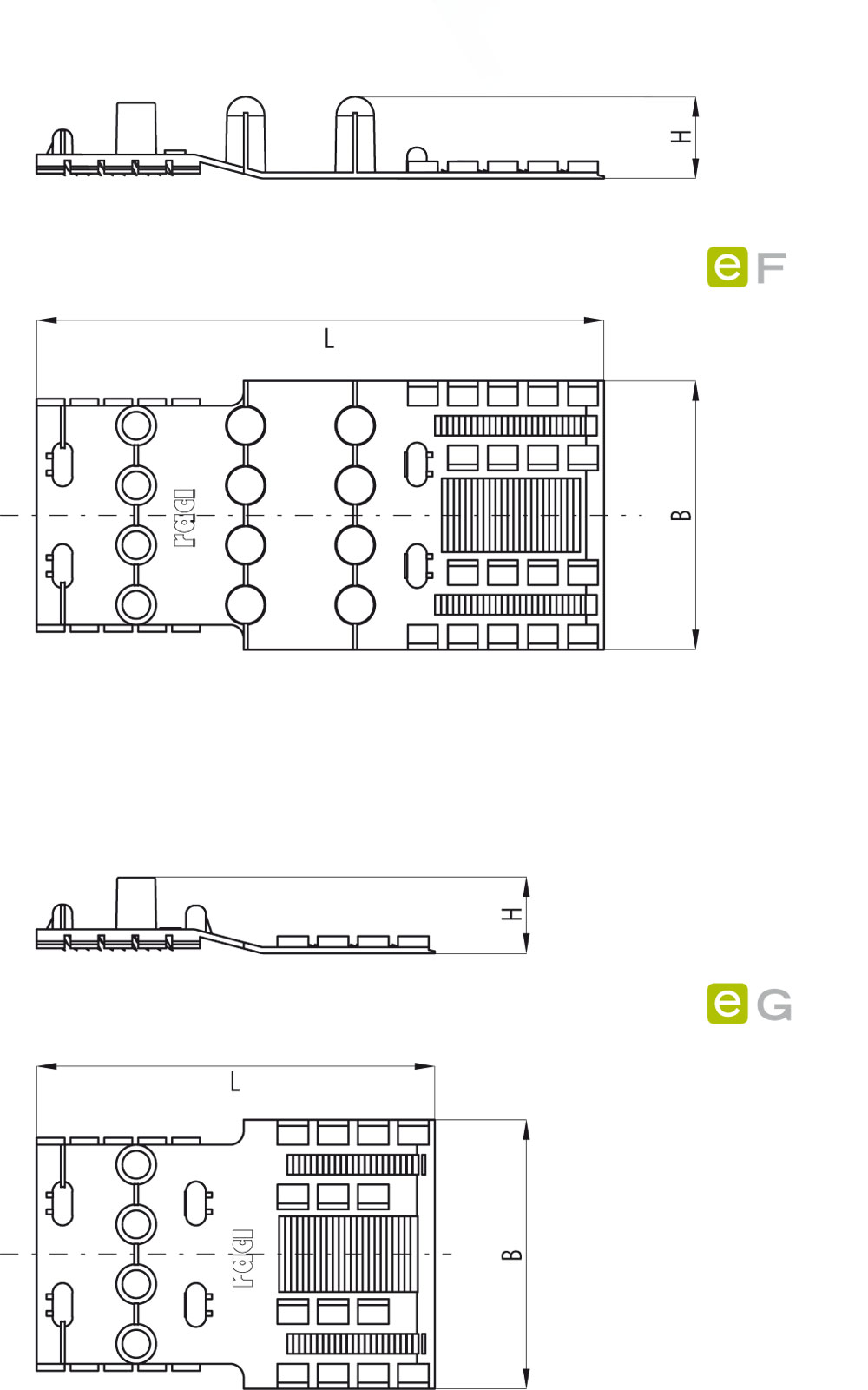 collari distanziatori tipo fg 2